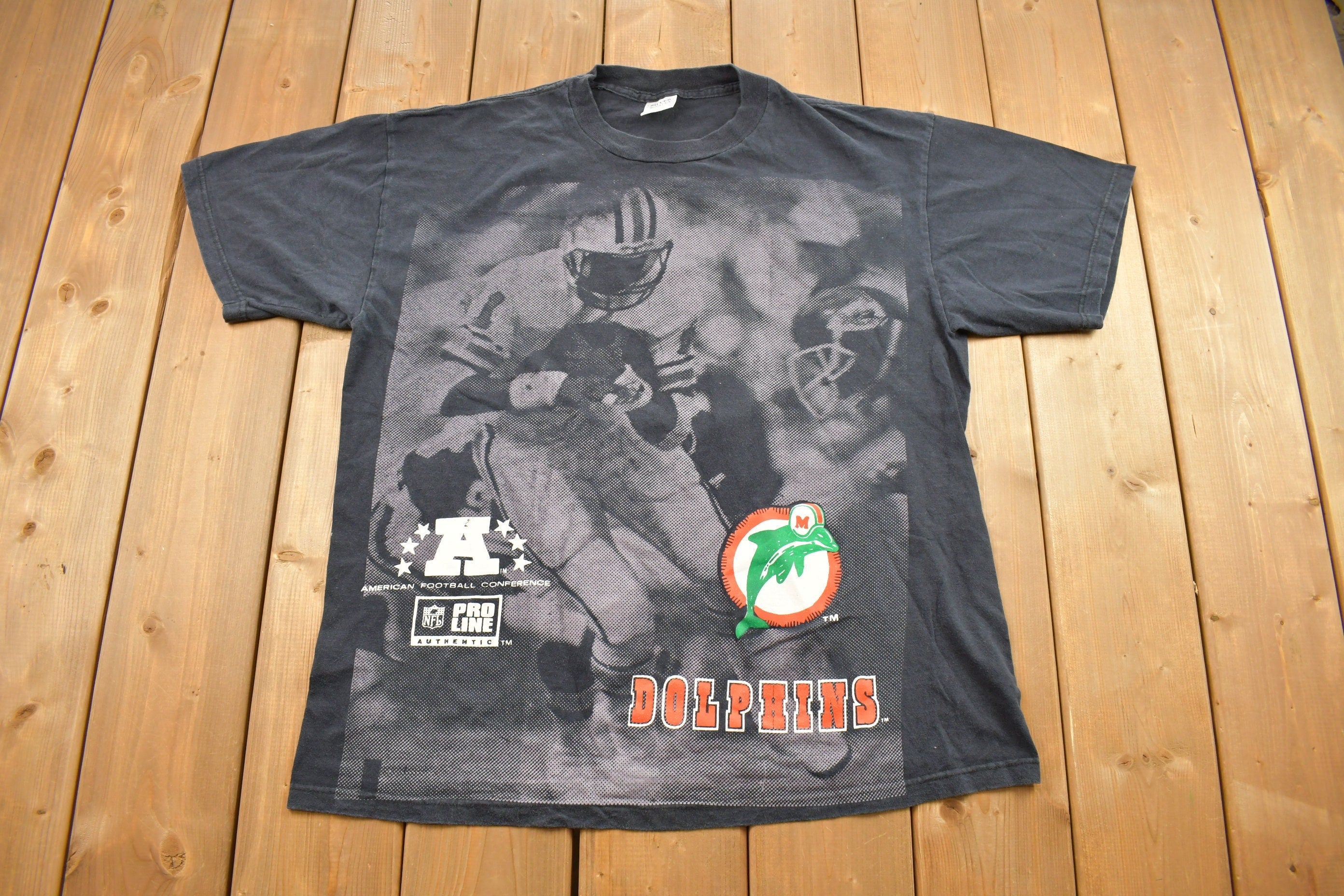 Vintage 1990s Miami Dolphins NFL Football T-Shirt