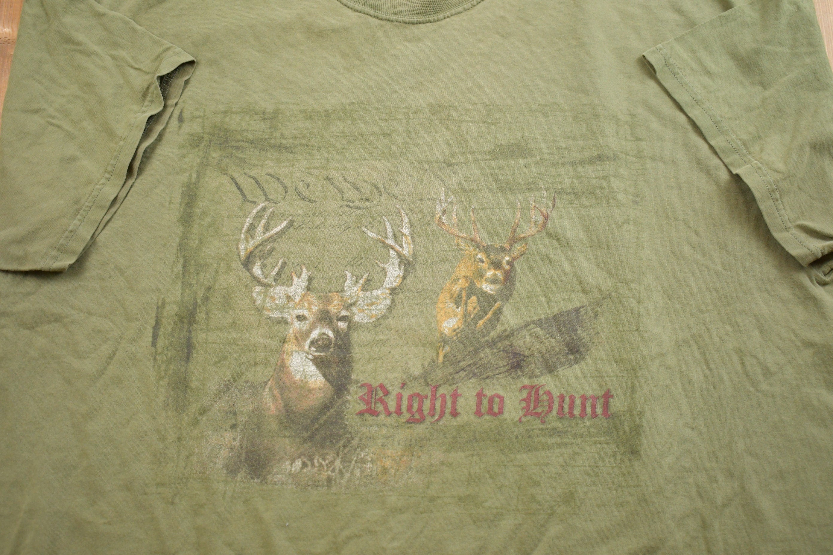 Vintage Right To Hunt Deer T-Shirt