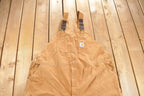 Vintage 1980s Carhartt Double Knee Quilted Canvas Overalls