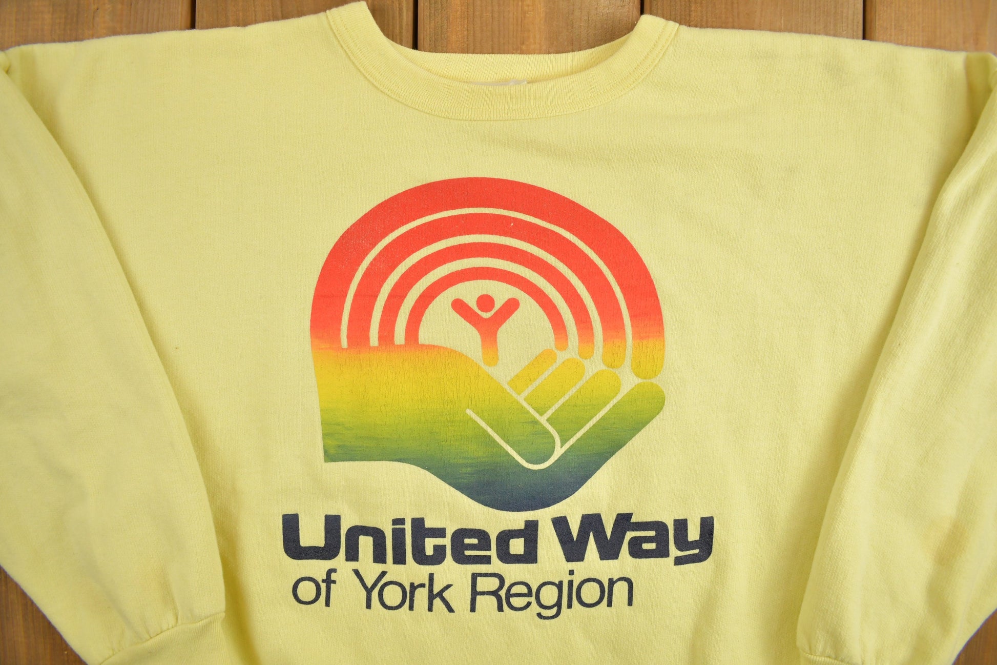 Vintage 1970s United Way Move-A-Thon Chairty Crewneck Sweatshirt