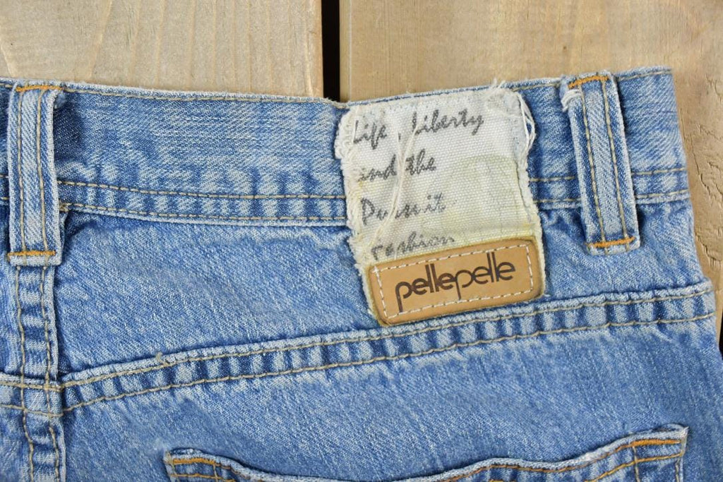 Vintage 1990s Pelle Pelle Denim Wide Leg Jeans Size 34x34