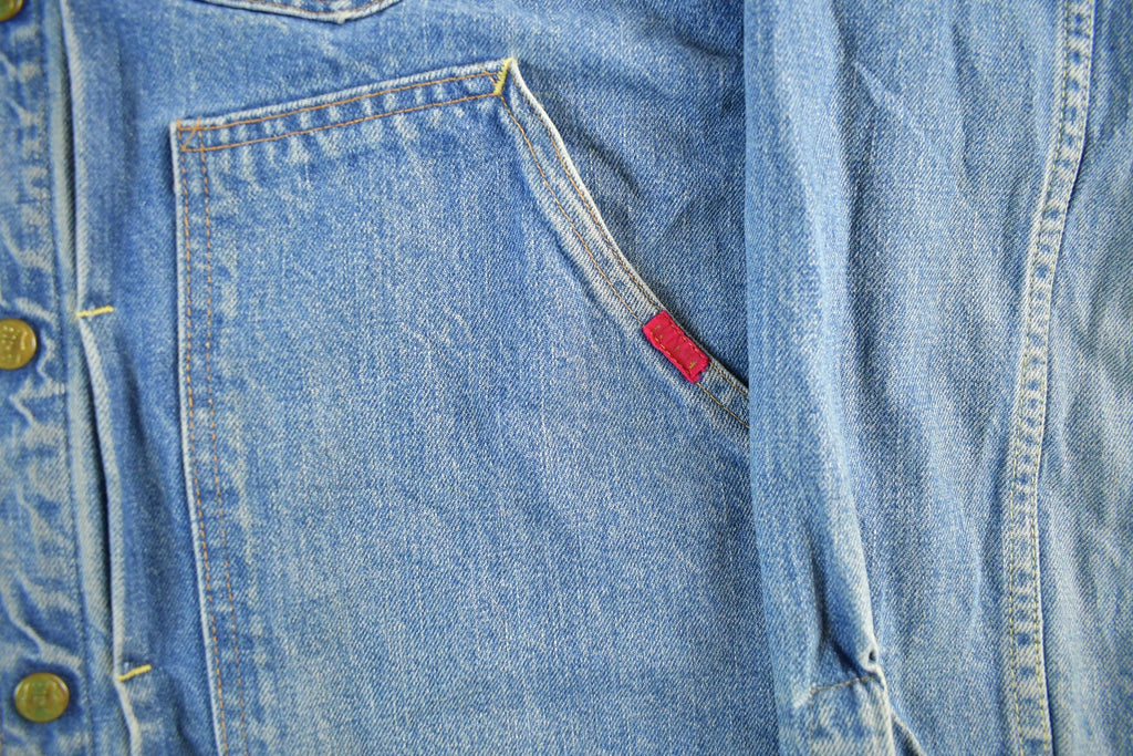 Vintage 1950s Buckaroo Big Smith Denim Jean Jacket Men's Medium