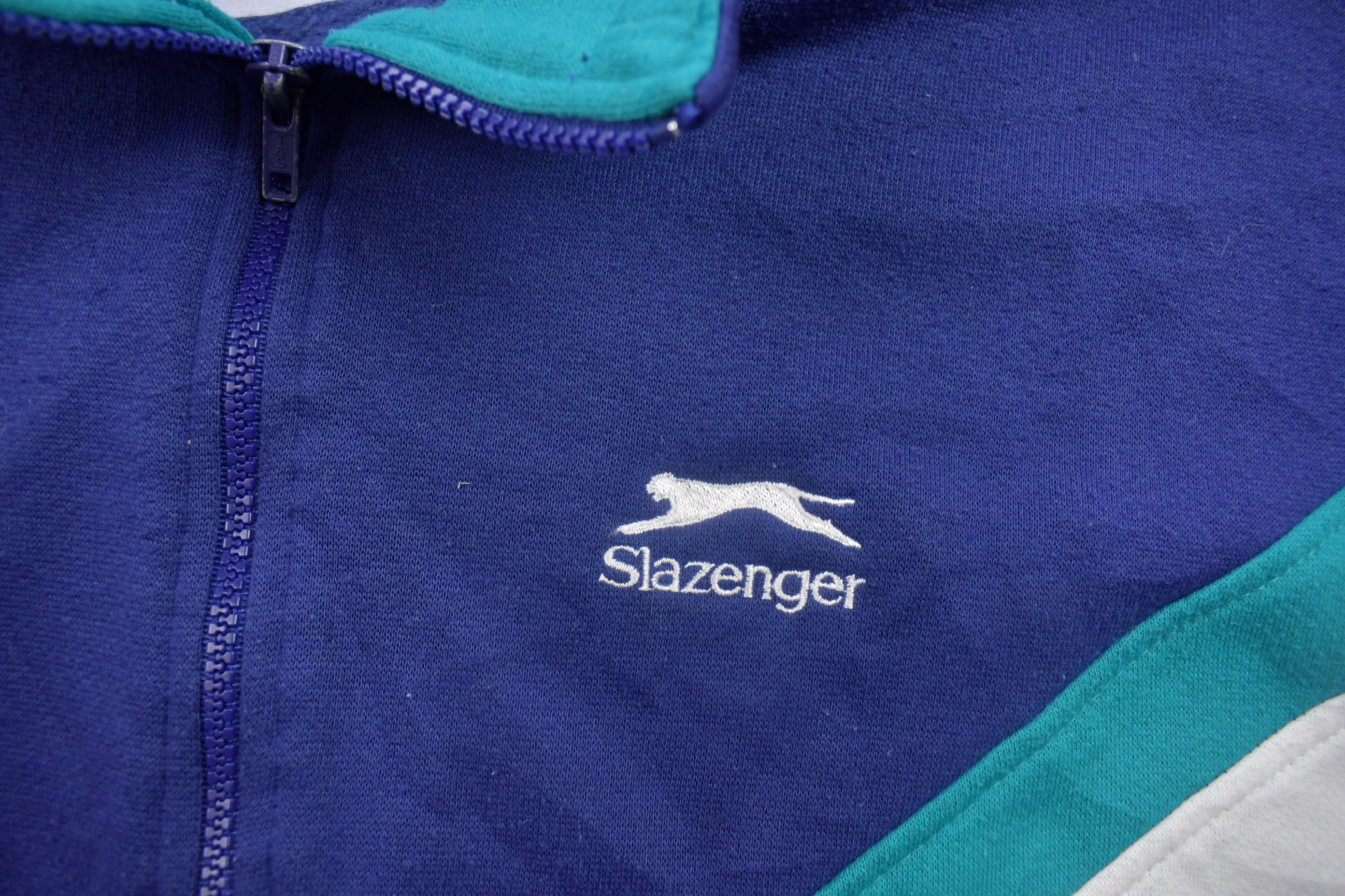 Vintage 1990s Slazenger Zip Up Sweatshirt