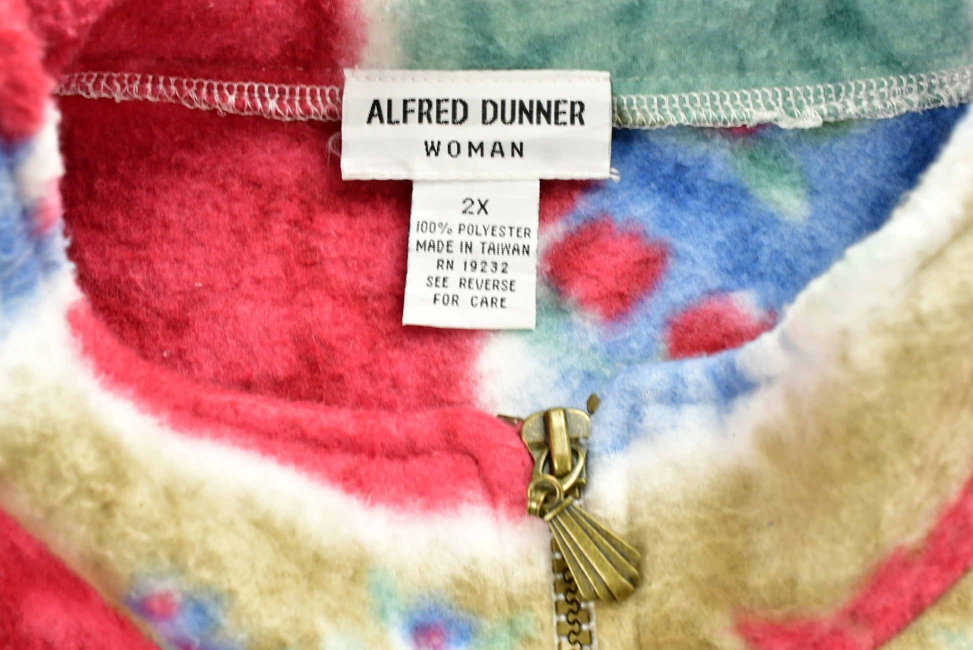 Vintage 1990s All Over Print Fleece Sweatshirt