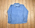 Vintage 1990s Hunters Ridge Velour Button Up Shirt