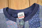 Vintage 1990s Simply Basic Cute Button Up Patchwork Sweater