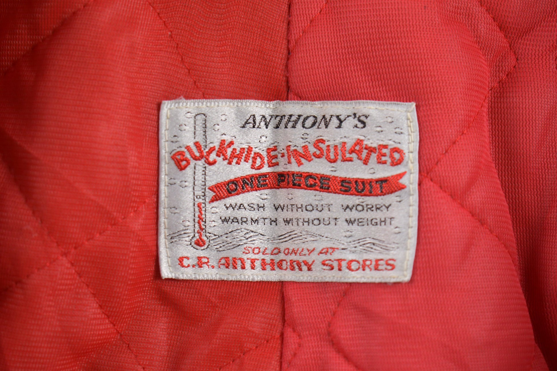 Vintage 1980s Buckhide Insulated Insulated Coveralls