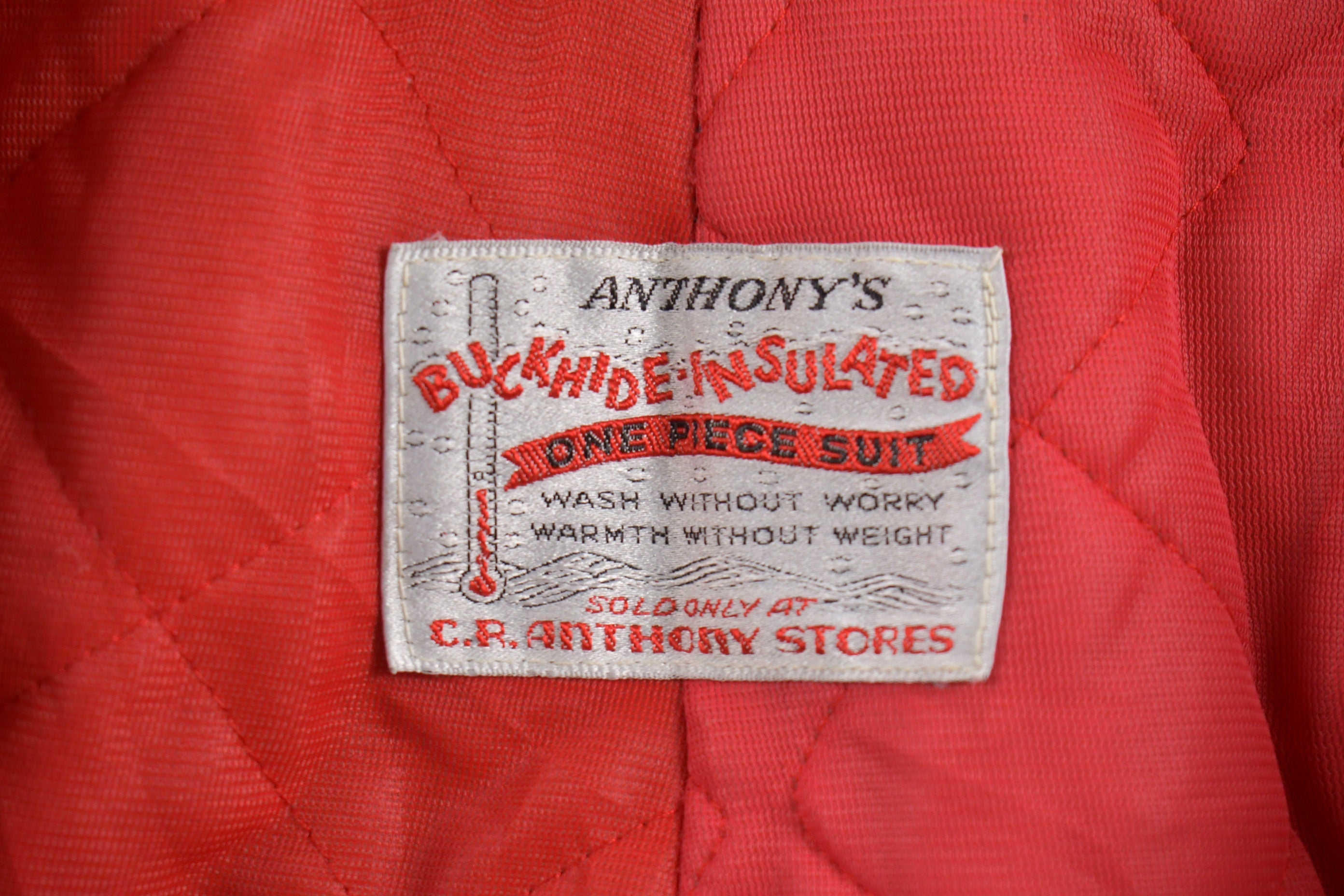 Vintage 1980s Buckhide Insulated Insulated Coveralls