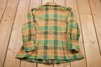 Vintage 1970s Plaid Button Up Shirt