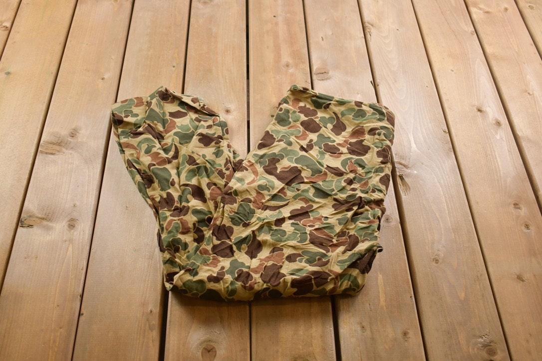 Vintage 1990s Duck Camouflage Hunting Pants Size 38 x 27.5