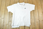 Vintage 1990s Nike Embroidered Quarter Button Polo Shirt