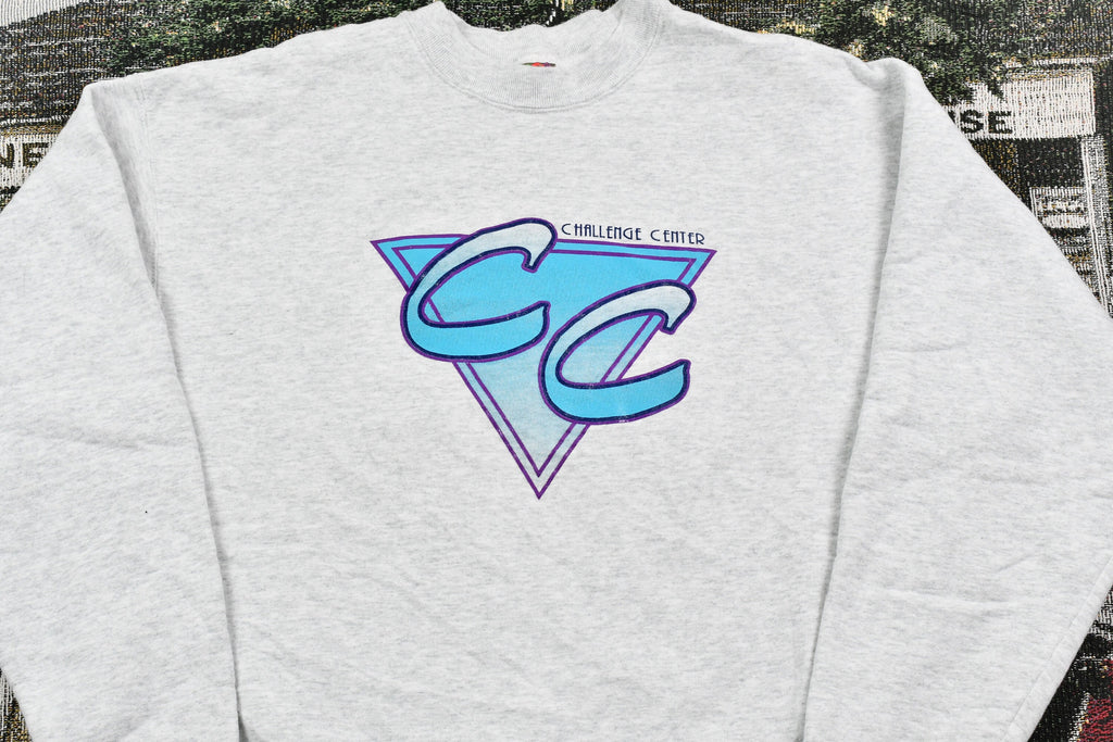 Vintage 1990s Challenge Center Graphic Crewneck
