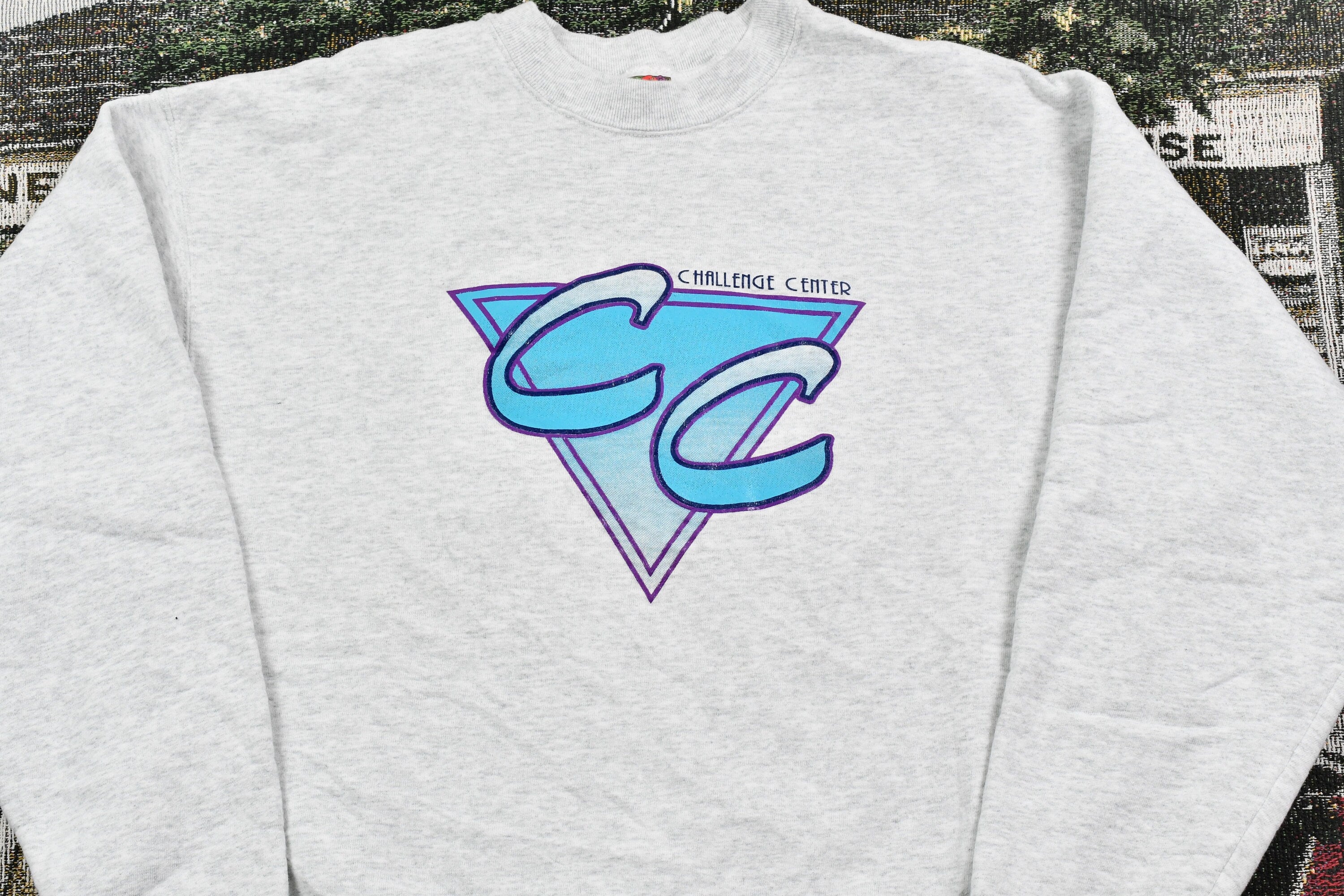 Vintage 1990s Challenge Center Graphic Crewneck