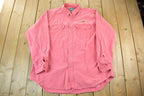 Vintage 1990s Woolrich Ducks Unlimited Sun Faded Button Up Shirt Men's 2XL