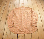 Vintage 1990s Robert Stock Island Style Blank Button Up Shirt