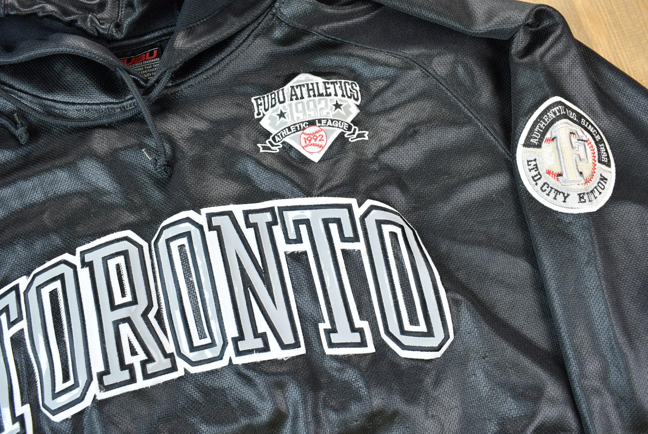 Vintage 1990s FUBU Toronto City Edition Embroidered Hoodie