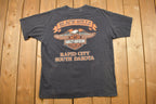 Vintage 1993 Black Hills Rally Bison Harley Davidson T-Shirt
