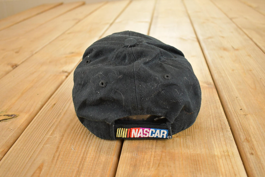 Vintage 1990s Nascar Racing Snapback Hat / 90's Embroidered Race Car Cap
