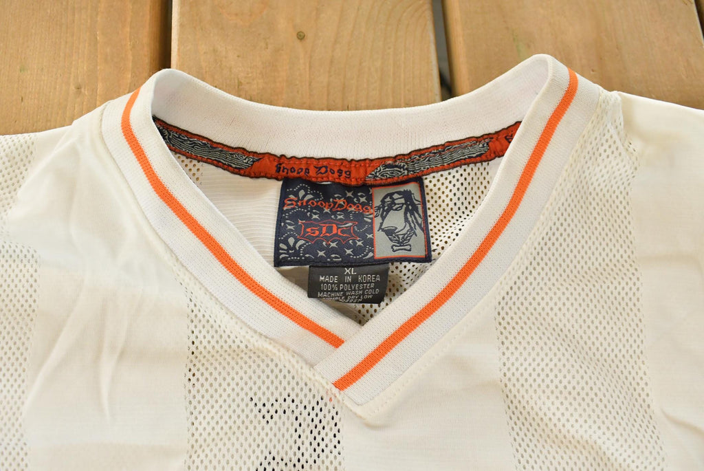 Vintage Y2K Snoop Dogg Football Jersey Men's XL / Sportswear / 2000s Streetwear / Embroidered / Vintage Hip Hop / FUBU / Stoner Boho