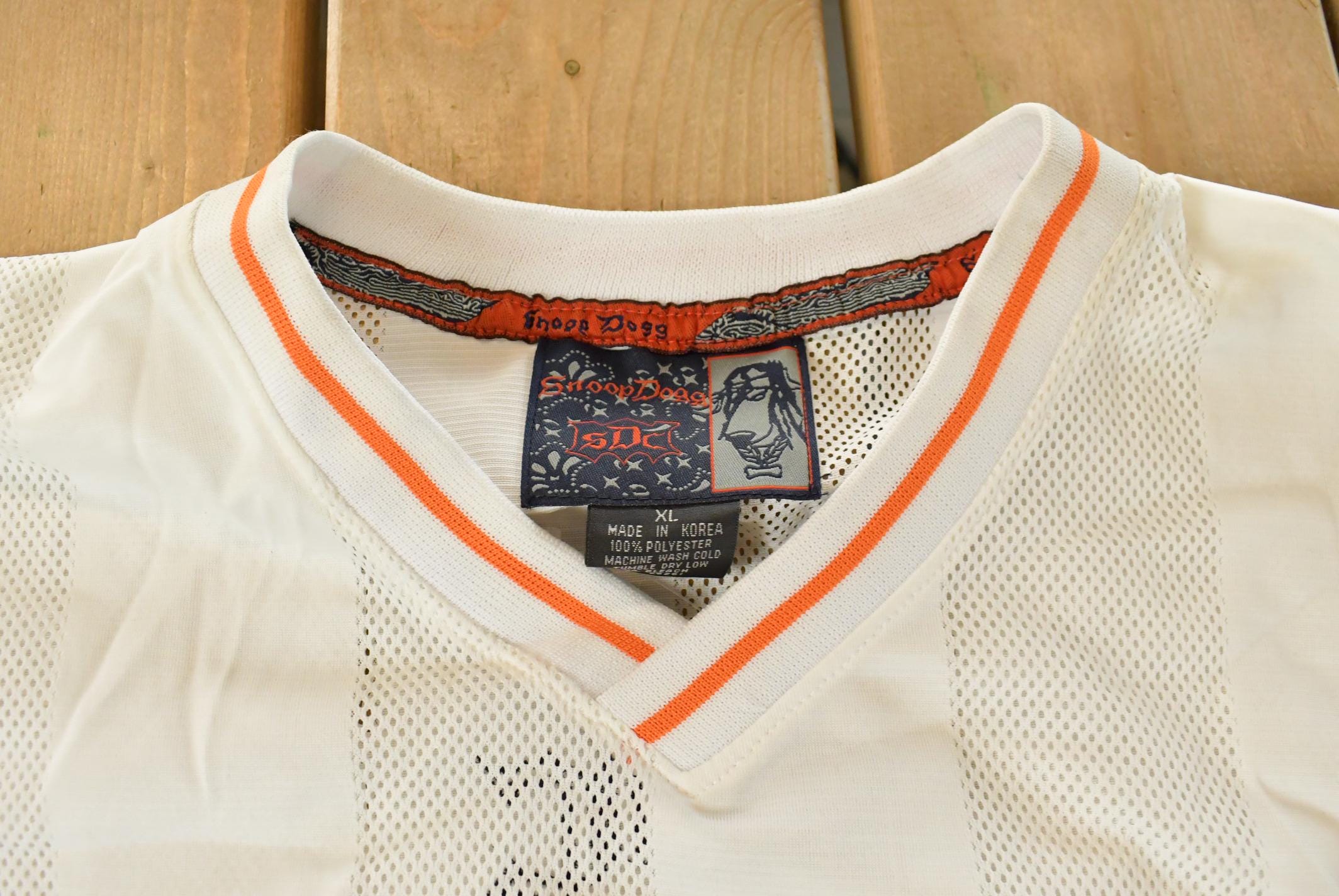 Vintage Y2K Snoop Dogg Football Jersey Men's XL / Sportswear / 2000s Streetwear / Embroidered / Vintage Hip Hop / FUBU / Stoner Boho