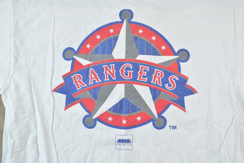 Vintage 1990s Texas Rangers MLB Graphic Pro Weight T-Shirt