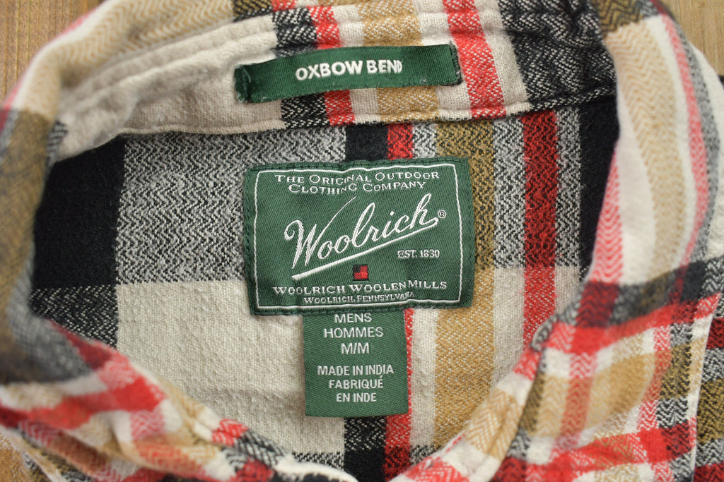 Vintage 1990s Woolrich Plaid Button Up Shirt
