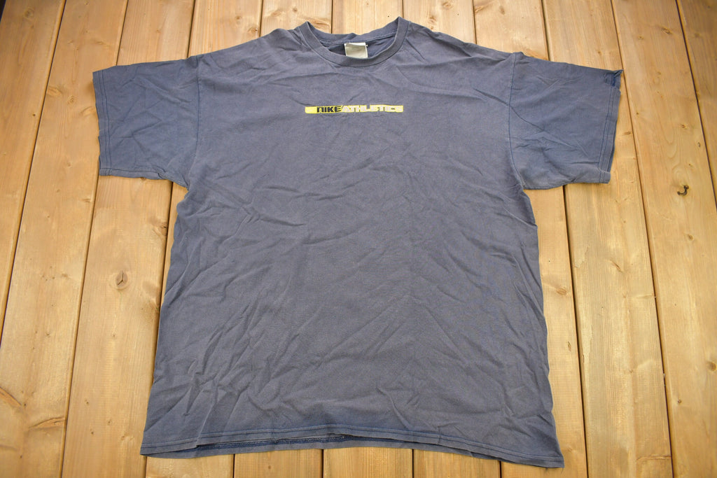 Vintage Y2K Nike Athletics Embroidered T Shirt