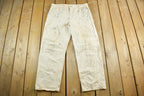 Vintage 1980s Carhartt Paint Distressed Carpenter Work Pants Adult 37 x 30