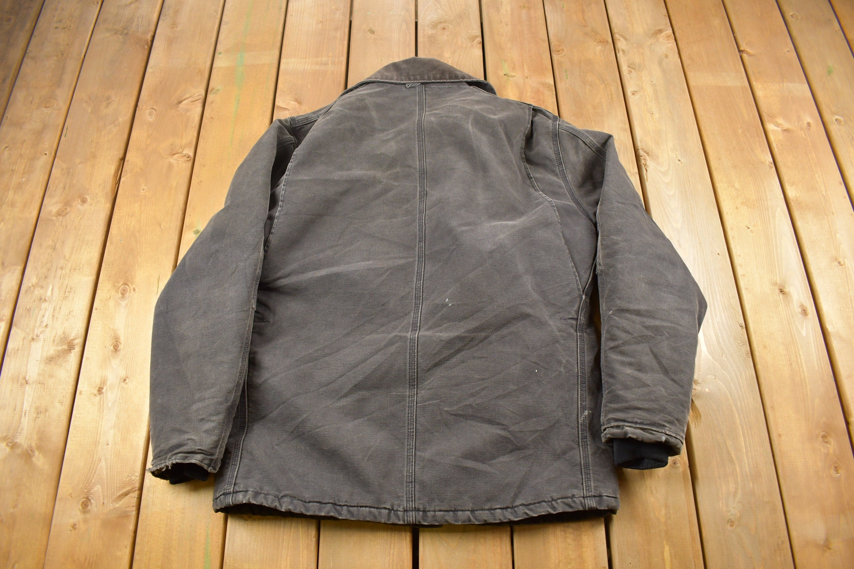 Vintage 1990s Carhartt Quilt Lined Work Jacket