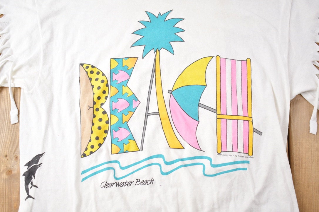 Vintage 1989 Beach Souvenir T Shirt