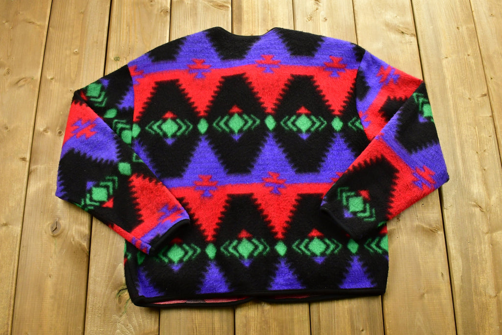 Vintage 90's David Wayne Aztec Graphic Knitted Sweater