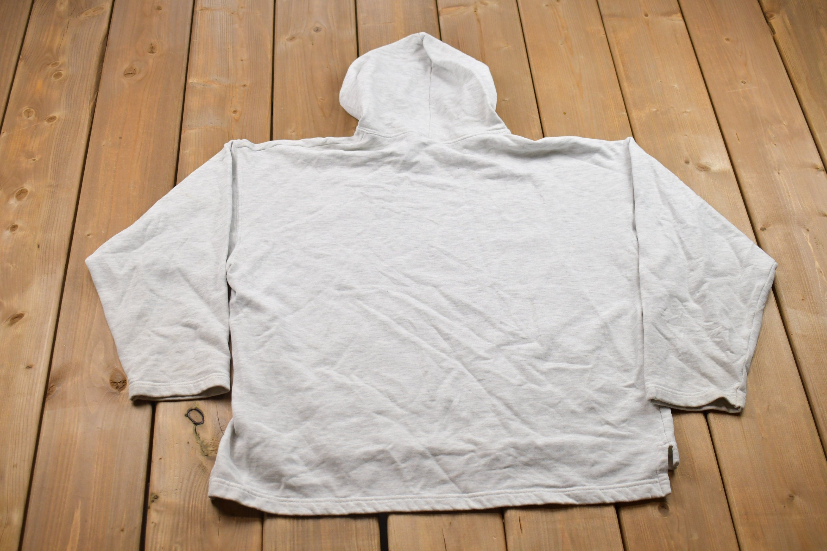 Vintage 1980s Nike Embroidered Mini Swoosh Pullover Hoodie