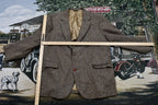 Vintage Harris Tweed Hand Woven Scottish Wool Button Up Blazer Jacket