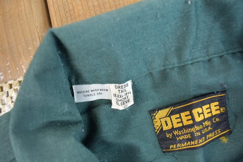 Vintage 1970s Somerset County Chain Stitched Work Shirt
