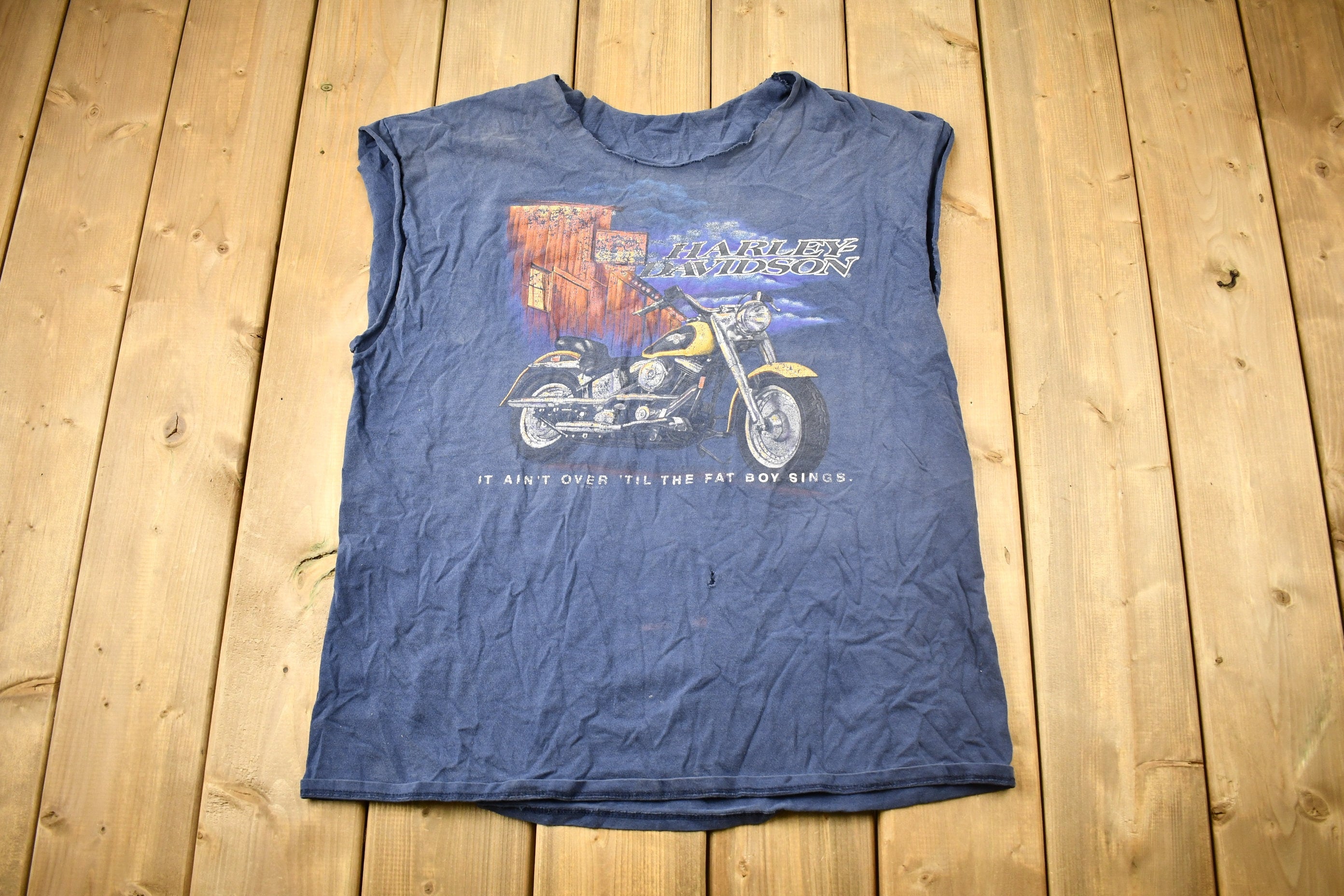Vintage 1996 Harley Davidson Motorcycles Chico California T-Shirt