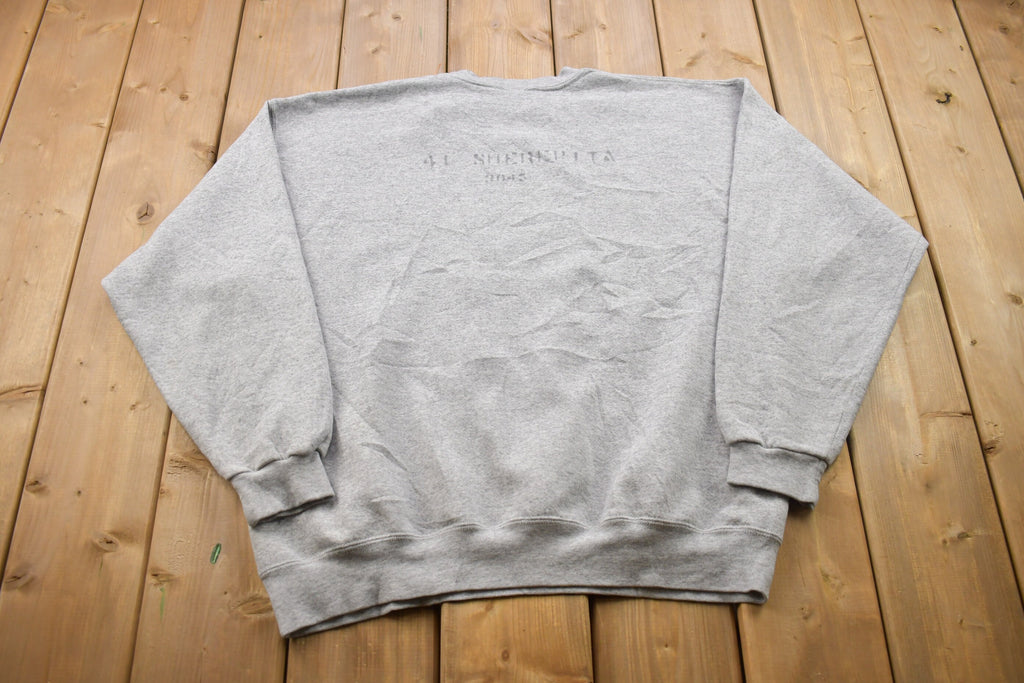 Vintage 1990s Soffe Blank Grey Crewneck Sweatshirt