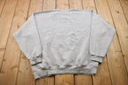 Vintage 1990s Soffe Blank Grey Crewneck Sweatshirt