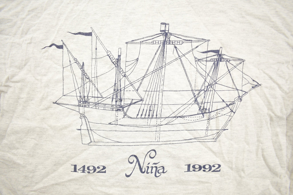 Vintage 1992 Niña North American Sailing Tour Graphic T Shirt