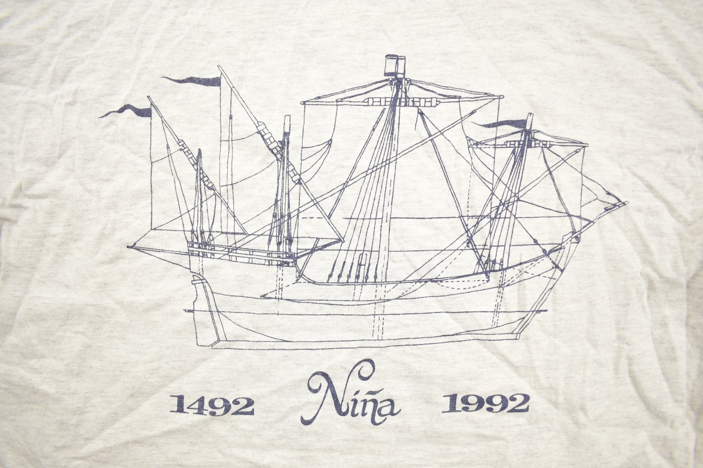 Vintage 1992 Niña North American Sailing Tour Graphic T Shirt