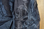 Women Vintage Vigoss Y2K T-Shirt Vigoss Grunge Skull Print / Contrast Stitch / Internet Famous Clothing / Over Dyed