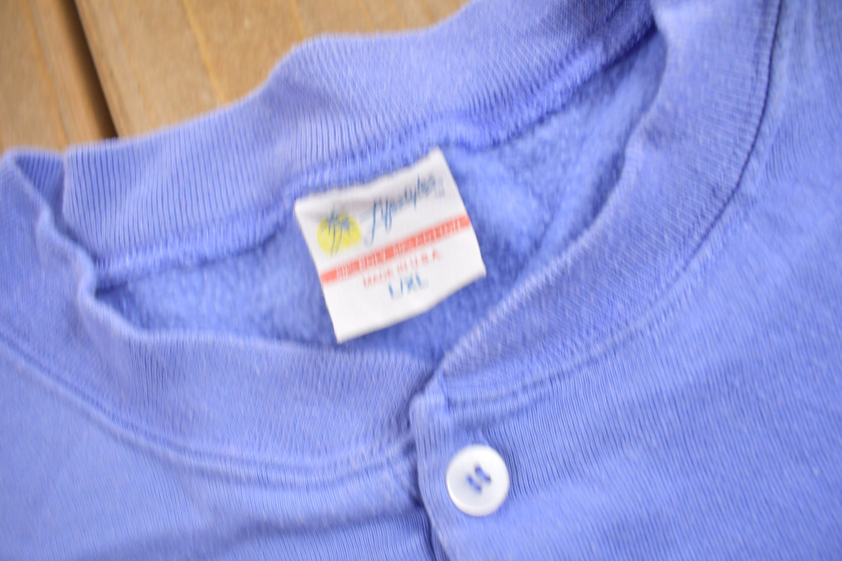 Vintage 1990s Winter Theme All Over Print Henley Sweater