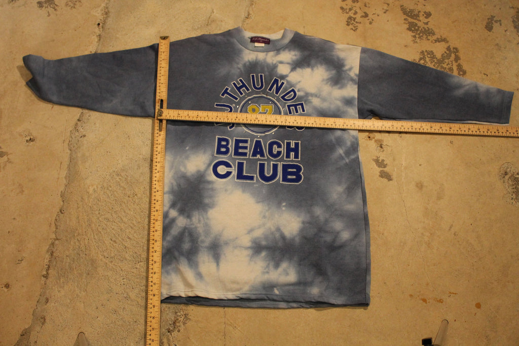 Vintage 1987 JJ Thunder Beach Club Tie Dye Crewneck Sweater