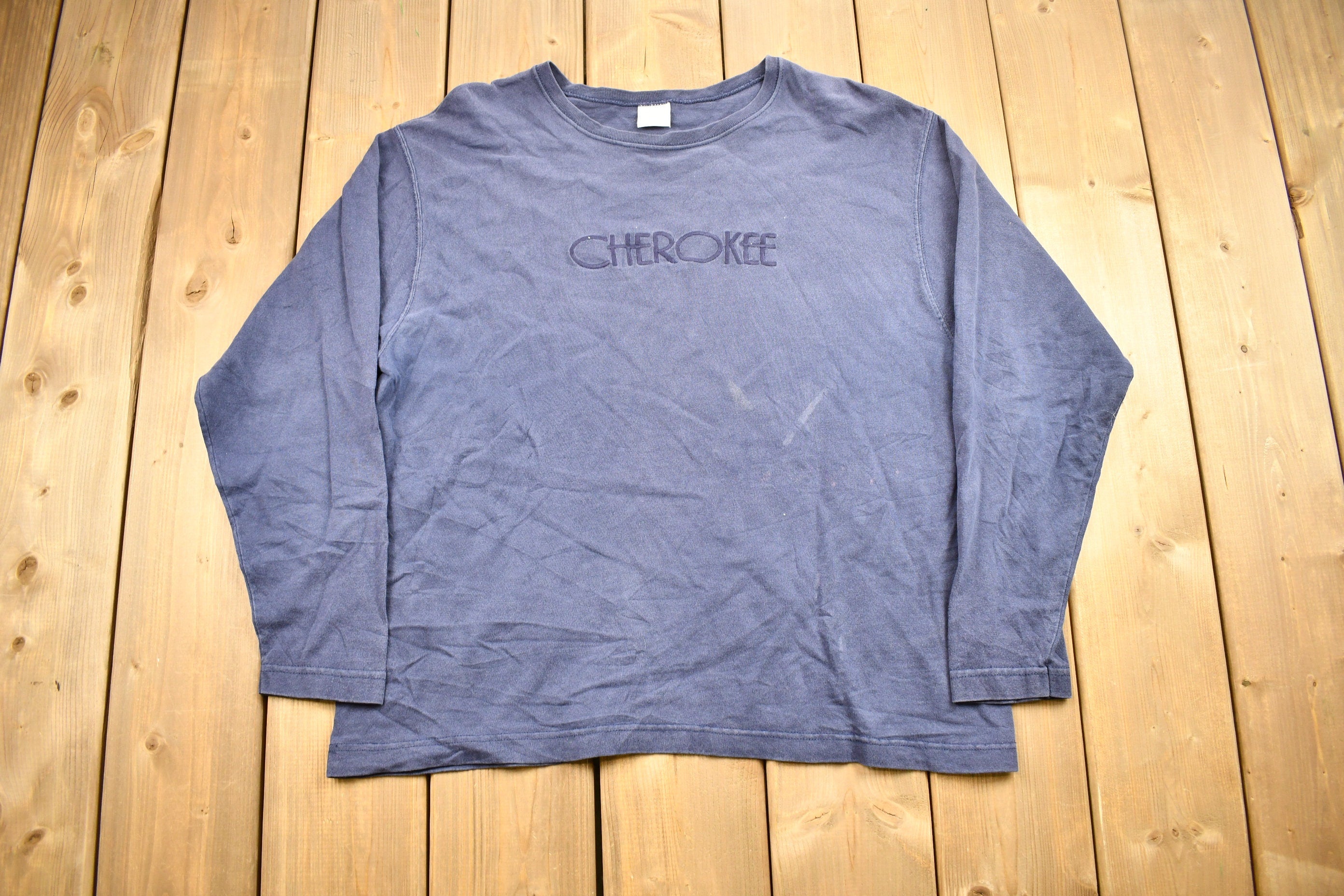 Vintage 1990s Cherokee Clothing Long Sleeve T-Shirt