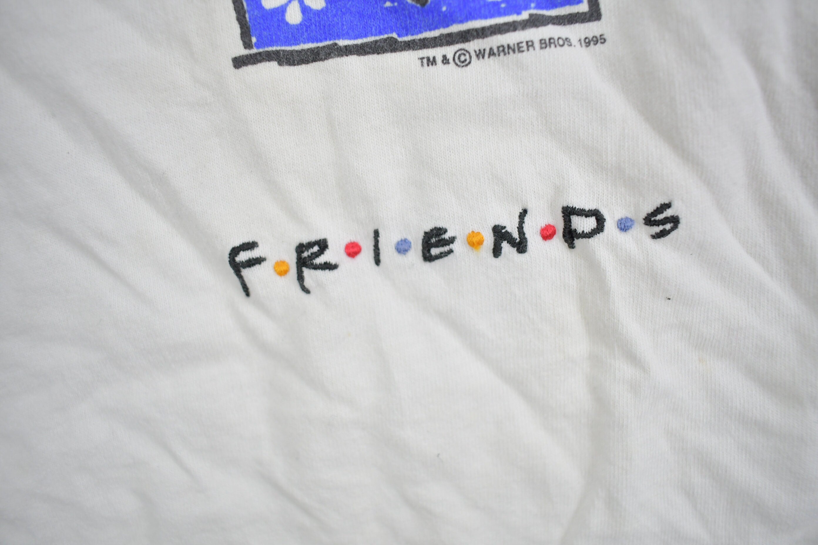 Vintage 1990s Friends Live Life Love Graphic T Shirt