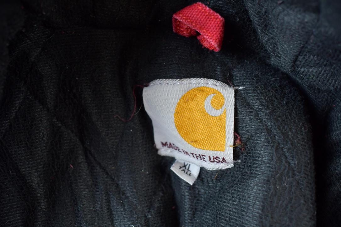 Vintage 2000s Distressed Carhartt Red Active Jacket Size L