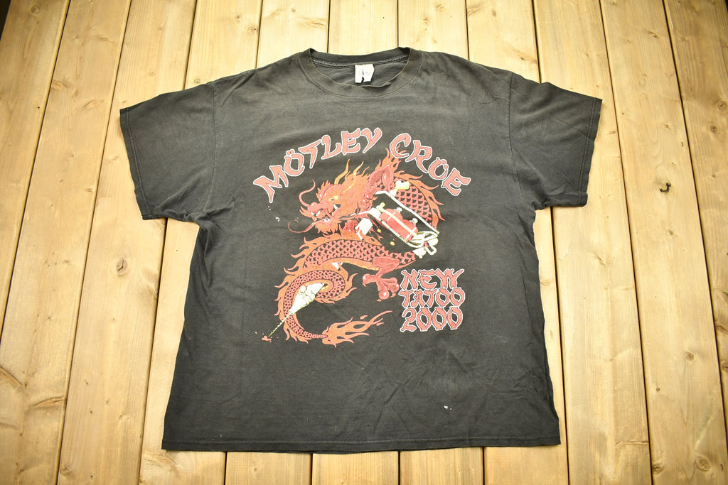 Vintage 2000 Motley Crue New Tatoo Band T-shirt
