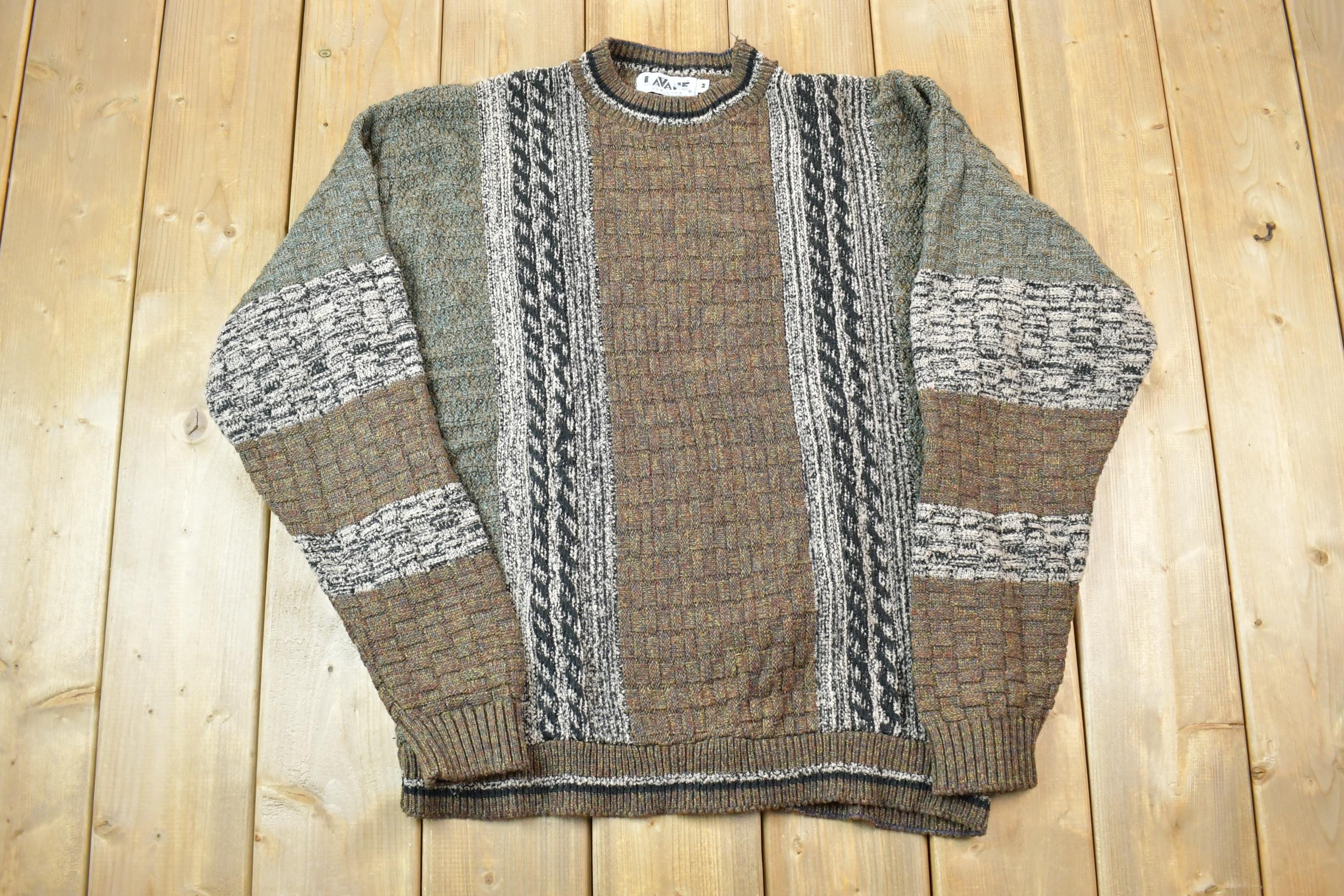 Vintage 1990s Lavane New York Knit Crewneck Sweater