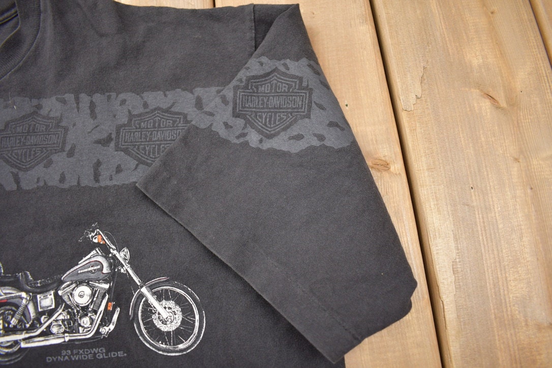 Vintage 1992 Harley Davidson Motorcycles Graphic T-Shirt