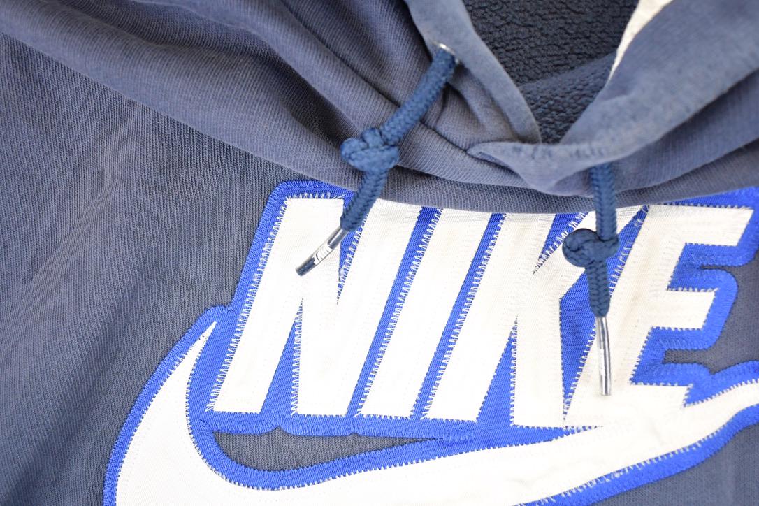 Vintage Y2K Nike Embroidered Large Swoosh Hoodie Sweatshirt Men's XXL