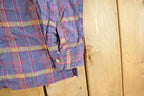 Vintage 1990s L.L. Bean Plaid Flannel Button Up Shirt Men's Large